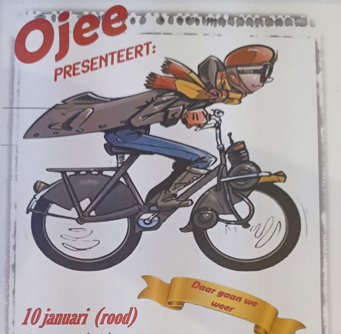 Ojee, Daar gaan we weer